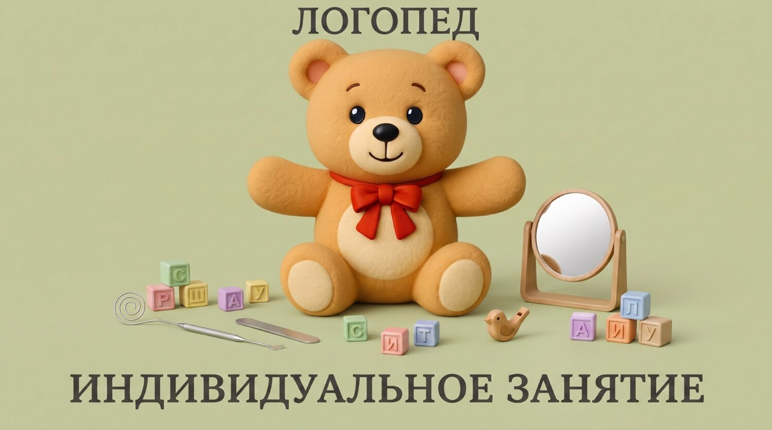 <span style="font-weight: bold;">Индивидуальное знятие с логопедом</span>